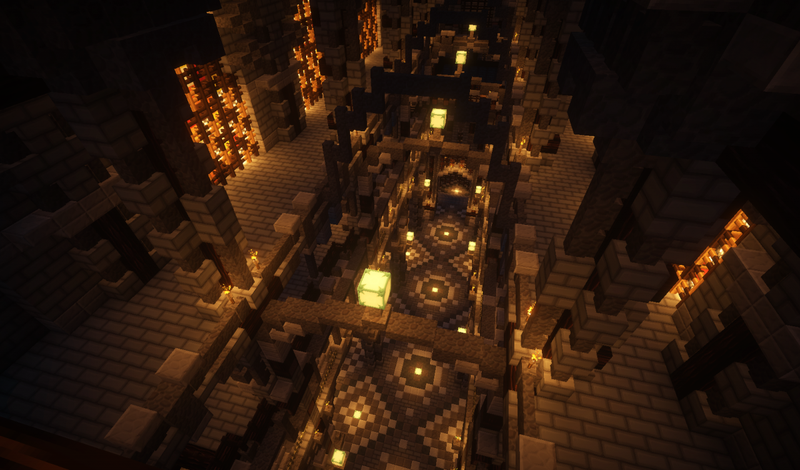 Illustration for article titled An Iconic Dark Souls Location, in Minecraft